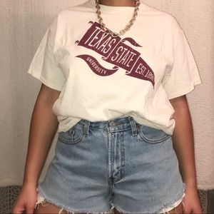 texas state college shirt!